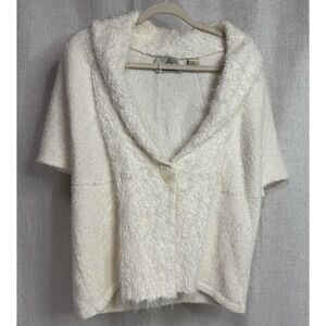 Vtg Design Options PHILIP & JANE GORDON Novelty M Women's Cardigan Sweater‎ Wool